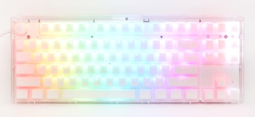 Ducky One 3 Aura White TKL Gaming Tastatur, RGB LED – Kailh Jellyfish Y (US) von Ducky
