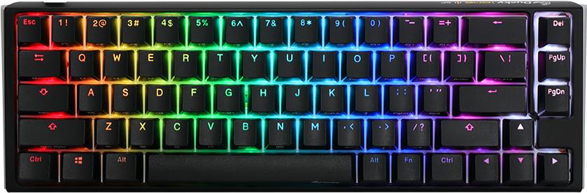 Ducky One 3 Classic Black/White SF Gaming Tastatur, RGB LED - MX-Silent-Red (DKON2167ST-SDEPDCLAWSC1) von Ducky