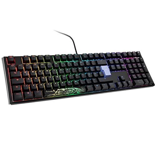 Ducky One 3 Classic Mechanische Tastatur - Mechanical Keyboard - Tastatur Gaming Mechanisch - Gaming Keyboard Mechanical - Mechanische Gaming Tastatur - Fullsize-Format - MX-Speed-Silver von Ducky