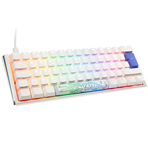 Ducky One 3 Classic Mechanische Tastatur - Mechanical Keyboard - Tastatur Gaming Mechanisch - Gaming Keyboard Mechanical - Mechanische Gaming Tastatur - Mini-Format 60% - MX-Clear von Ducky