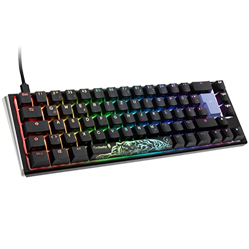 Ducky One 3 Classic Mechanische Tastatur - Mechanical Keyboard - Tastatur Gaming Mechanisch - Gaming Keyboard Mechanical - Mechanische Gaming Tastatur - SF-Format 65% - MX-Clear von Ducky