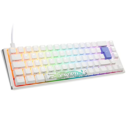 Ducky One 3 Classic Mechanische Tastatur - Mechanical Keyboard - Tastatur Gaming Mechanisch - Gaming Keyboard Mechanical - Mechanische Gaming Tastatur - SF-Format 65% - MX-Silent-Red von Ducky