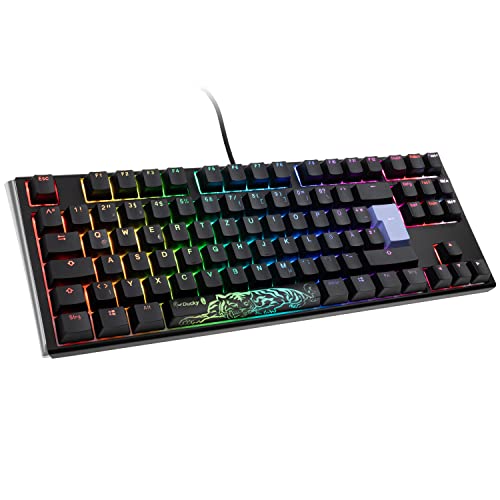 Ducky One 3 Classic Mechanische Tastatur - Mechanical Keyboard - Tastatur Gaming Mechanisch - Gaming Keyboard Mechanical - Mechanische Gaming Tastatur - TKL-Format 80% - MX-Clear von Ducky