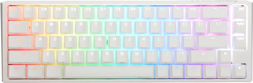 Ducky One 3 Classic Pure White SF Gaming Tastatur, RGB LED - MX-Brown (US) (DKON2167ST-BUSPDPWWWSC1) von Ducky