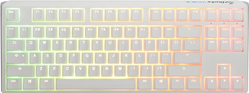 Ducky One 3 Classic Pure White TKL Gaming RGB LED Tastatur USB Deutsch Weiß (DKON2187ST-PDEPDPWWWSC1) - Sonderposten von Ducky