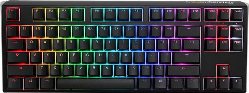 Ducky One 3 Classic TKL Tastatur USB Deutsch Schwarz - Weiß (DKON2187ST-PDEPDCLAWSC1) von Ducky