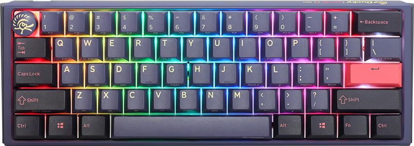 Ducky One 3 Cosmic Blue Mini Gaming RGB LED - MX-Ergo-Clear US Tastatur USB (DKON2161ST-EUSPDCOVVVC2) von Ducky