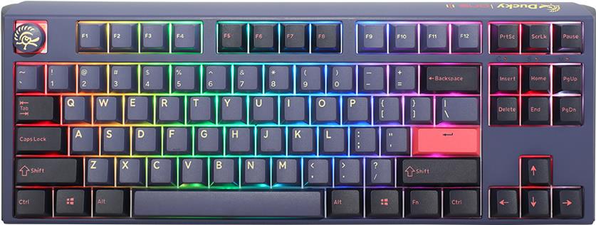 Ducky One 3 Cosmic Blue TKL Gaming RGB LED - MX-Ergo-Clear Tastatur USB (DKON2187ST-EDEPDCOVVVC1) von Ducky