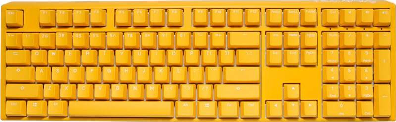 Ducky One 3 Yellow Gaming Tastatur, RGB LED - MX-Blue (DKON2108ST-CDEPDYDYYYC1) von Ducky
