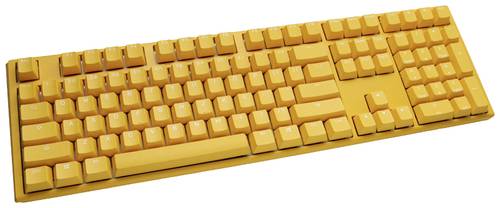 Ducky One 3 Yellow Kabelgebunden Gaming-Tastatur, Tastatur Deutsch, QWERTZ Gelb von Ducky