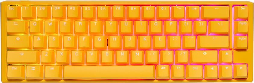 Ducky One 3 Yellow SF Gaming Tastatur, RGB LED - MX-Blue (DKON2167ST-CDEPDYDYYYC1) von Ducky