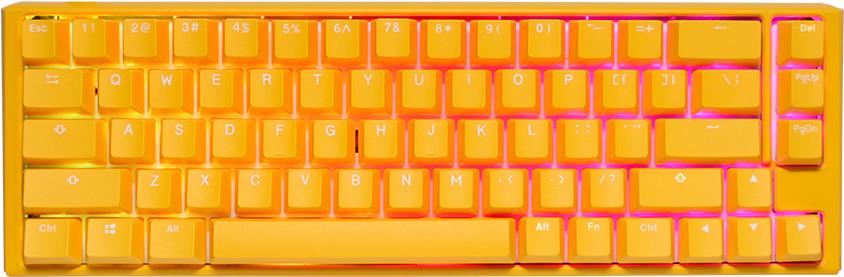 Ducky One 3 Yellow SF Gaming Tastatur, RGB LED - MX-Clear (DKON2167ST-WDEPDYDYYYC1) von Ducky