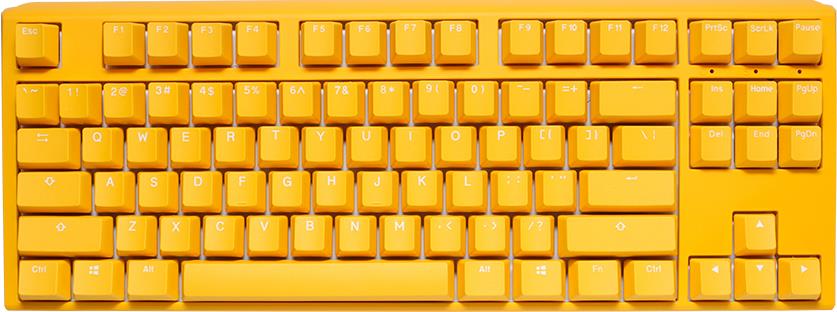 Ducky One 3 Yellow TKL Gaming RGB LED - MX-Black US Tastatur USB (DKON2187ST-AUSPDYDYYYC1) von Ducky