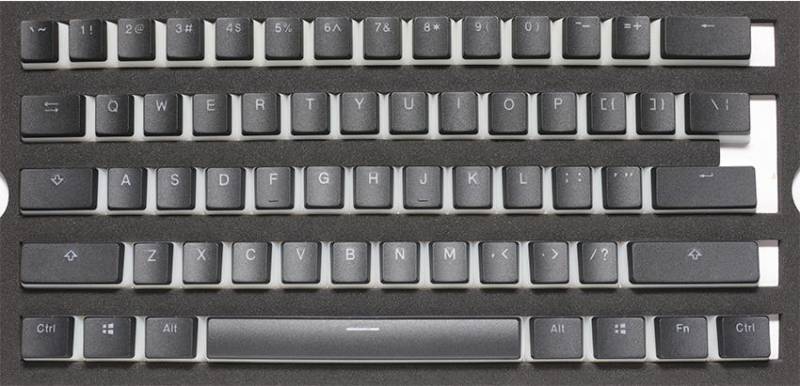 Ducky Pudding PBT - Tastaturkappe - Thermoplastisches Polyester (PBT) - Schwarz (DKSA108-USPDAWNO2) von Ducky