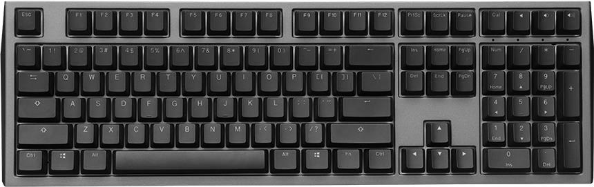 Ducky Shine 7 PBT Gaming Tastatur, MX-Red, RGB LED - gunmetal (DKSH1808ST-RDEPDAHT1) von Ducky