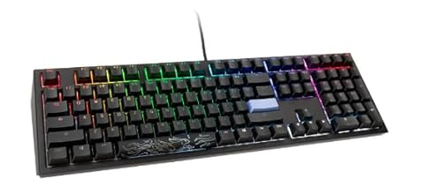 Ducky Shine 7 PBT Gaming Tastatur - MX-Red (US), RGB LED, Blackout von Ducky