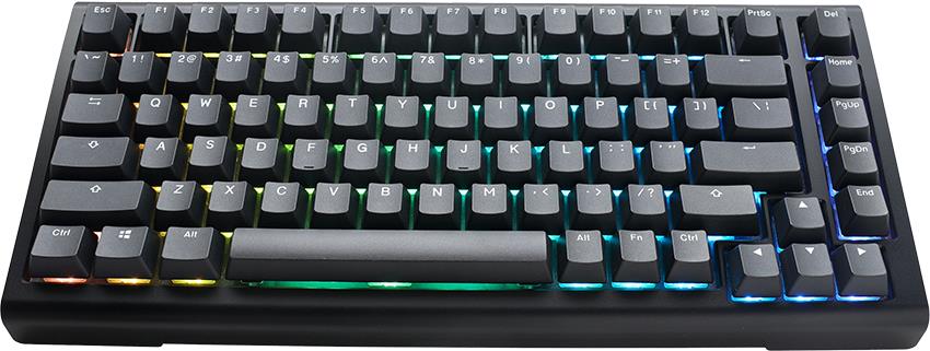 Ducky Tinker 75 Gaming-Tastatur RGB - MX-Brown ANSI - 75% Gaming-Tastatur von Ducky - Hot-Swap-fähig - mit MX-Brown Switches - ANSI-Layout - RGB-Beleuchtung - Gasket-Mounted - Gehäuse aus ABS-Kunststoff - Baseplate aus FR-4 (PKTI2383AST-CBUSPDOECLAAW1) von Ducky