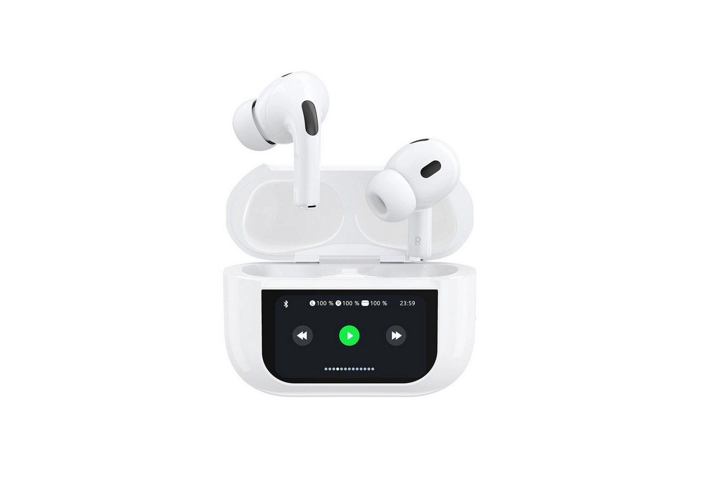 Dudao In-Ear TWS kabelloser Bluetooth 5.3 Kopfhörer mit LED-Anzeige – Weiß In-Ear-Kopfhörer Dudao In-Ear TWS kabelloser Bluetooth 5.3 Kopfhörer mit LED-Anzeige – Weiß In-Ear-Kopfhörer von Dudao