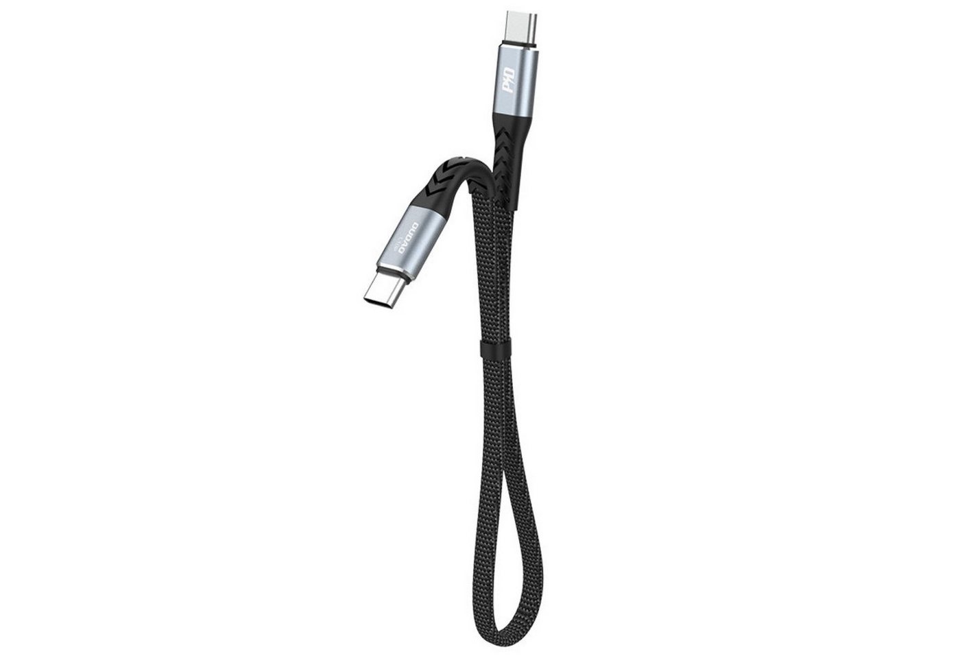 Dudao Kabel USB Typ C - USB Typ C PD100W 0,23 m schwarz Smartphone-Kabel von Dudao
