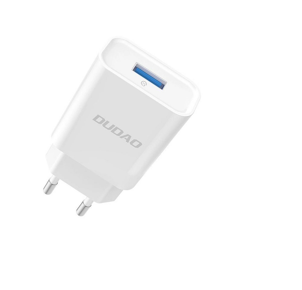 Dudao Reiseladegerät A4EU USB-A 2,1A Wandladegerät – Weiß - 10 W, USB-A USB-Ladegerät von Dudao