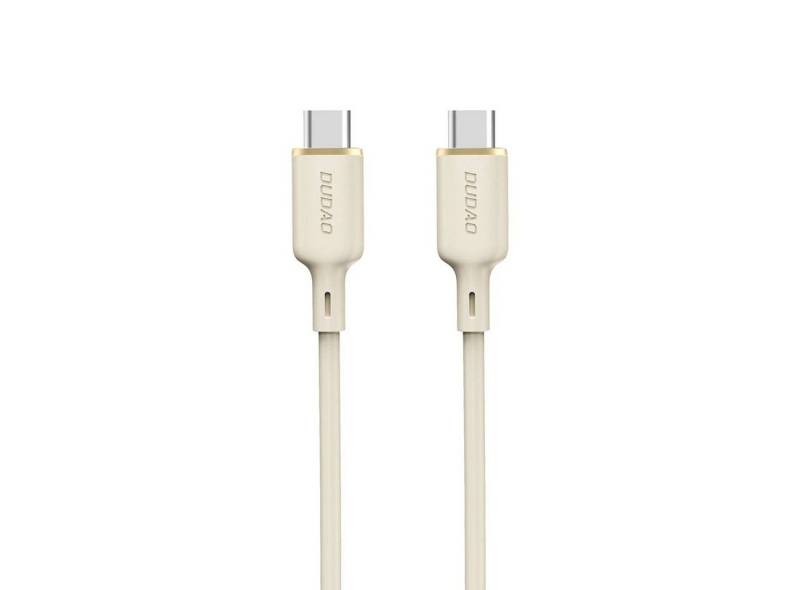 Dudao SmartPhone - Ladekabel -L7SCC USB-C – USB-C-Kabel – Beige 1m / 2m Smartphone-Kabel, (200 cm) von Dudao