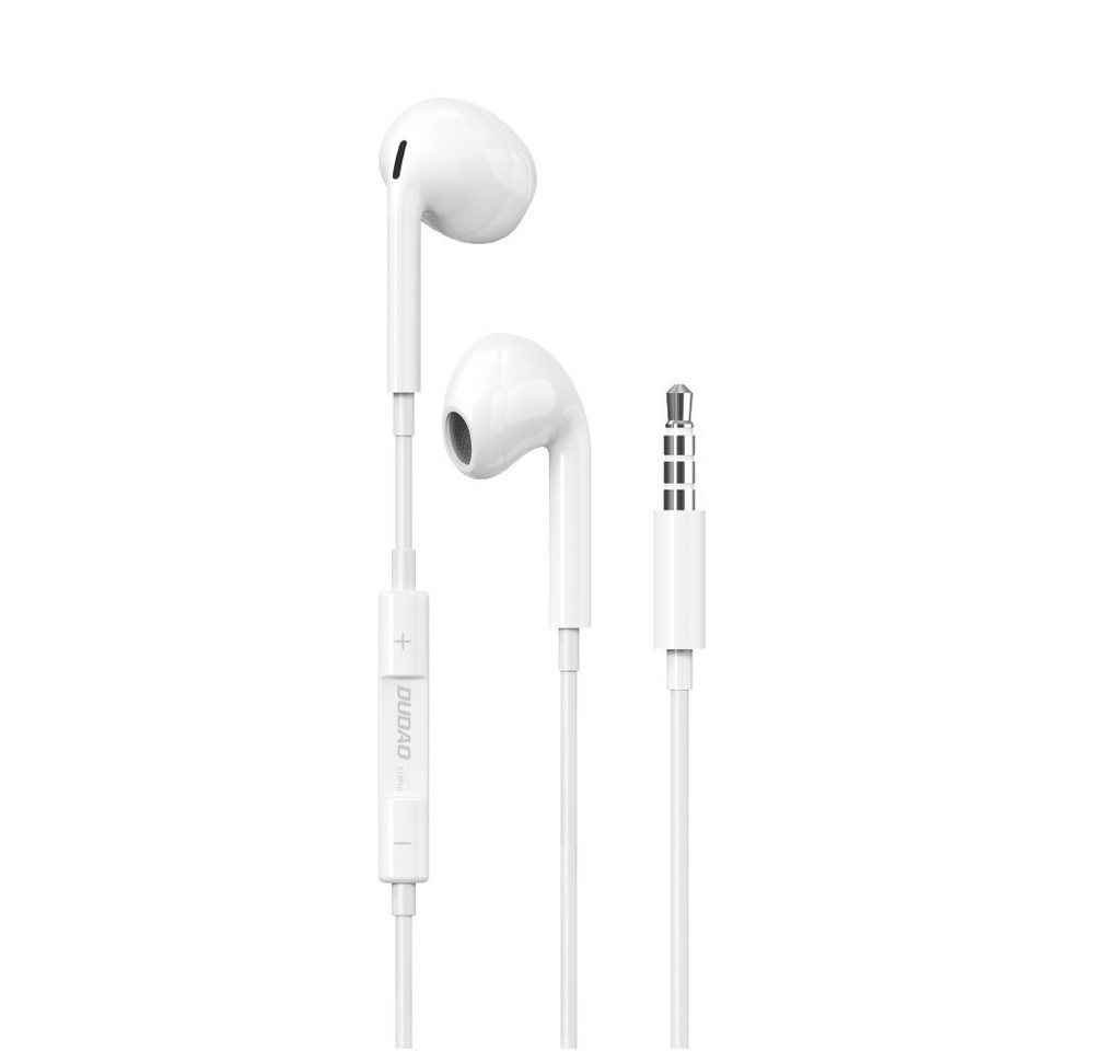 Dudao X14Pro In-Ear Stereo Sound Kopfhörer Mikrofon 3.5mm Aux Anschluss Weiß In-Ear-Kopfhörer von Dudao