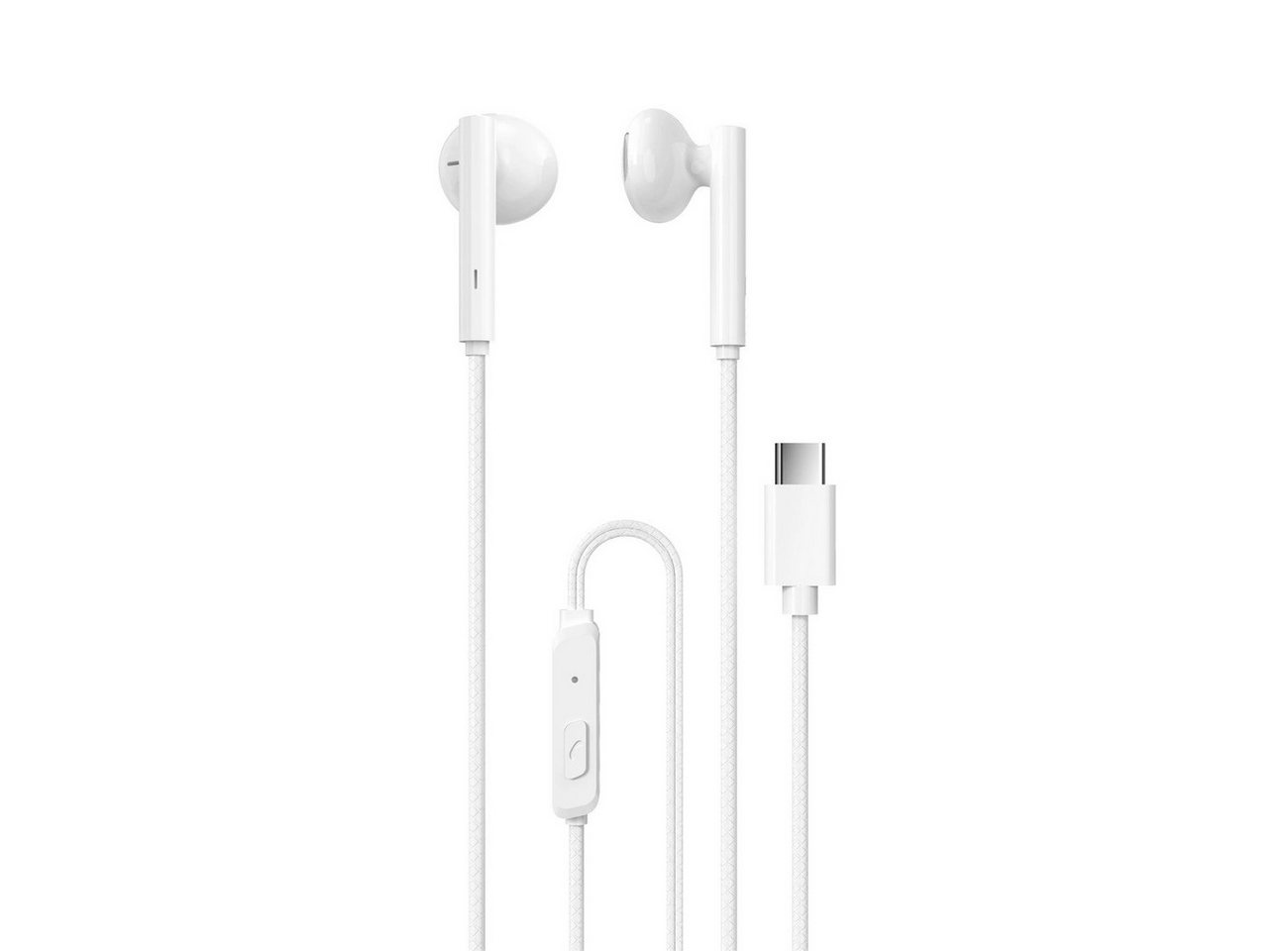 Dudao kabelgebundene Kopfhörer USB Typ C 1,2 m (X3B-W) In-Ear-Kopfhörer Kopfhörer von Dudao