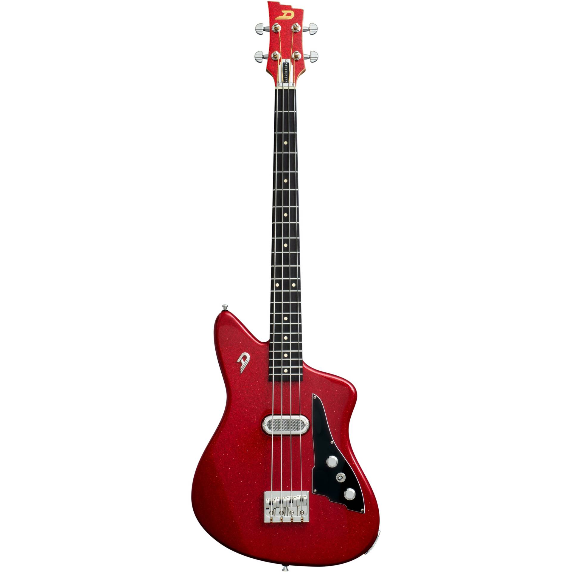 Duesenberg Kavelier Bass Red Sparkle Medium Scale Electric Bass Guitar with Case Duesenberg Kavelier Bass Red Sparkle Medium Scale Electric Bass Guitar with Case von Duesenberg