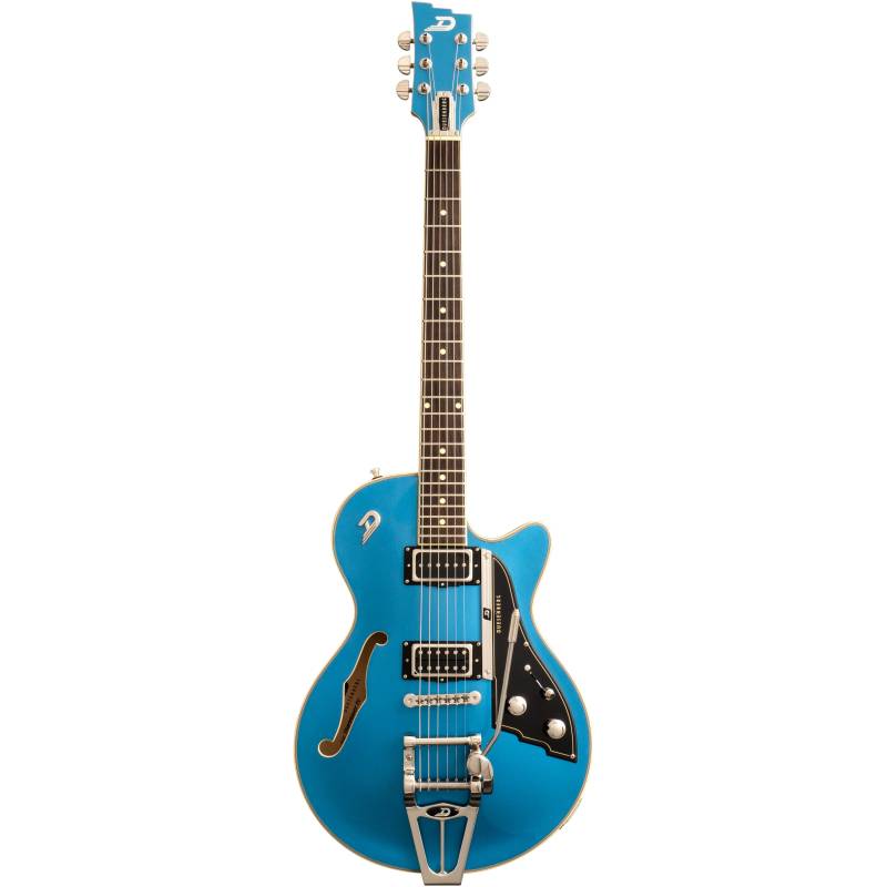Duesenberg Starplayer TV Duo-Tone Catalina Blue & Aged White Semi-Acoustic Guitar with Case von Duesenberg