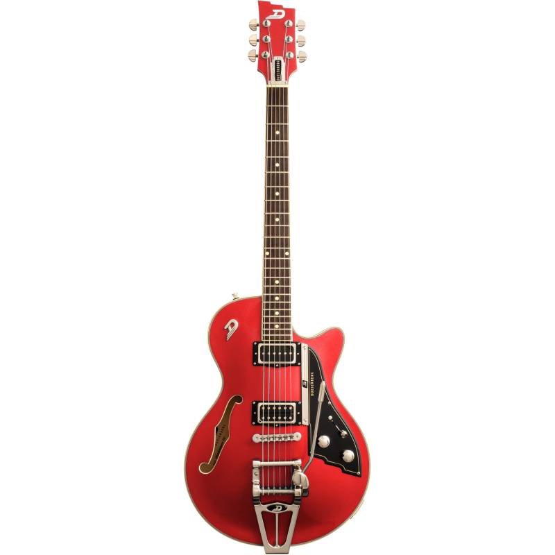 Duesenberg Starplayer TV Duo-Tone Catalina Red & Aged White Semi-Acoustic Guitar with Case von Duesenberg