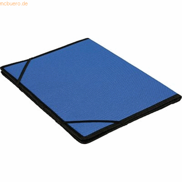 Dufco Dokumentenmappe Soft Touch A4 Nylon 65mm royalblau/schwarz von Dufco