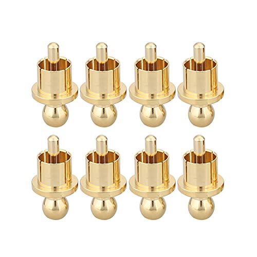Dufray Hi-End RCA Staubkappen, 8X Vergoldete Geräuschstopper für Audio-Buchsen, Schutzabdeckung von EMI, RFI, Verhindert Schmutz, Anti-Oxidation Dufray Hi-End RCA Staubkappen, 8X Vergoldete Geräuschstopper für Audio-Buchsen, Schutzabdeckung von EMI, RFI, Verhindert Schmutz, Anti-Oxidation von Dufray