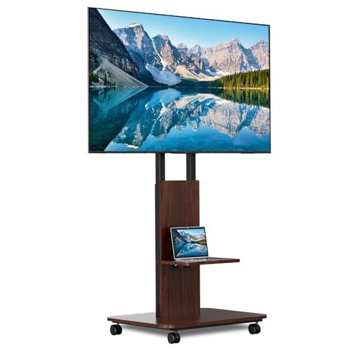 Duiliuu Tv Ständer Rollbar, Hölzernes Fernsehständer mit Rollen, Bodenständer TV Wagen für 32-65 Zoll TV,Höhenverstellbar Tv Ständer,Mobiler Tv-Standfüße, Max 35KG,Max Vesa 600x400 Duiliuu Tv Ständer Rollbar, Hölzernes Fernsehständer mit Rollen, Bodenständer TV Wagen für 32-65 Zoll TV,Höhenverstellbar Tv Ständer,Mobiler Tv-Standfüße, Max 35KG,Max Vesa 600x400 von Duiliuu