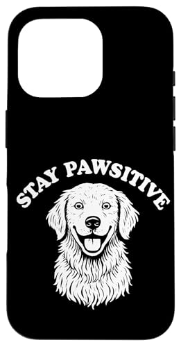Bleiben Sie pawsitiv lustig Golden Retriever Hülle für iPhone 16 Pro Bleiben Sie pawsitiv lustig Golden Retriever Hülle für iPhone 16 Pro von Dumme Kleidung