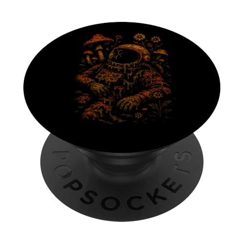 Dead Astronaut Psychedelic PopSockets Klebender PopGrip von Dumme Kleidung