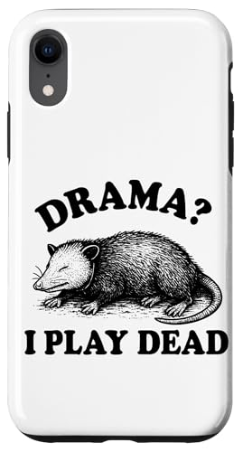 Drama? Ich spiele tot, lustigem Opossum Hülle für iPhone XR Drama? Ich spiele tot, lustigem Opossum Hülle für iPhone XR von Dumme Kleidung
