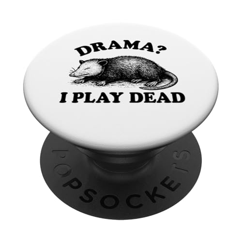 Drama? Ich spiele tot, lustigem Opossum PopSockets Klebender PopGrip Drama? Ich spiele tot, lustigem Opossum PopSockets Klebender PopGrip von Dumme Kleidung