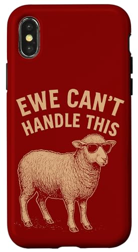 Ewe kann mit diesem lustigen Schaf nicht umgehen Hülle für iPhone X/XS Ewe kann mit diesem lustigen Schaf nicht umgehen Hülle für iPhone X/XS von Dumme Kleidung