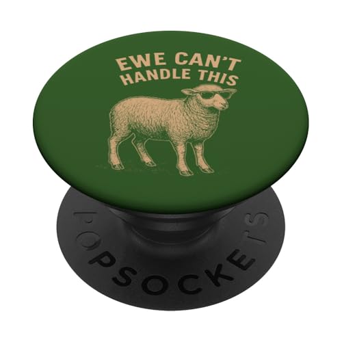 Ewe kann mit diesem lustigen Schaf nicht umgehen PopSockets Klebender PopGrip Ewe kann mit diesem lustigen Schaf nicht umgehen PopSockets Klebender PopGrip von Dumme Kleidung