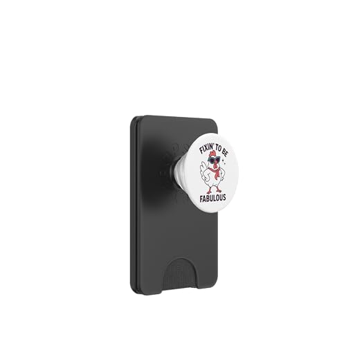 Fixin ', um fabelhaftes lustiges Huhn zu sein PopSockets PopWallet für MagSafe Fixin ', um fabelhaftes lustiges Huhn zu sein PopSockets PopWallet für MagSafe von Dumme Kleidung