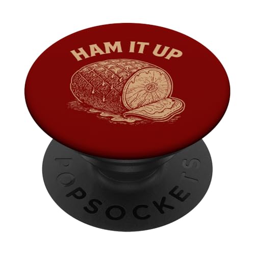 Ham It Up Funny Ham PopSockets Klebender PopGrip Ham It Up Funny Ham PopSockets Klebender PopGrip von Dumme Kleidung