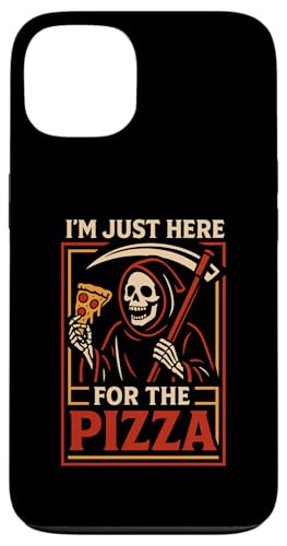 Ich bin nur hier für die pizza lustige Sensenmut Reaper Hülle für iPhone 13 Ich bin nur hier für die pizza lustige Sensenmut Reaper Hülle für iPhone 13 von Dumme Kleidung