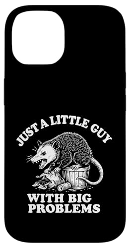 Nur ein kleiner Kerl mit großen Problemen lustig Opossum Hülle für iPhone 14 Nur ein kleiner Kerl mit großen Problemen lustig Opossum Hülle für iPhone 14 von Dumme Kleidung
