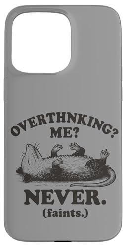 Überdenken? Mich? Niemals. Lustiges Opossum Hülle für iPhone 15 Pro Max Überdenken? Mich? Niemals. Lustiges Opossum Hülle für iPhone 15 Pro Max von Dumme Kleidung