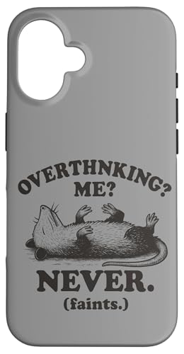 Überdenken? Mich? Niemals. Lustiges Opossum Hülle für iPhone 16 Überdenken? Mich? Niemals. Lustiges Opossum Hülle für iPhone 16 von Dumme Kleidung