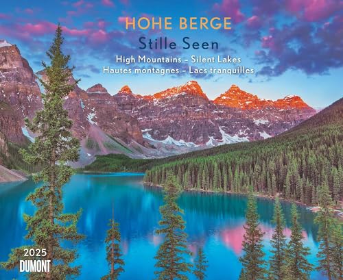 Hohe Berge – Stille Seen 2025 – Wandkalender 52 x 42,5 cm – Spiralbindung von Dumont Kalenderverlag
