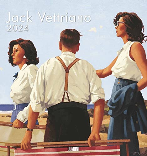 Jack Vettriano - Kalender 2024 - DUMONT-Verlag - Kunst-Kalender - Wandkalender - 45 cm x 48 cm von Dumont Kalenderverlag