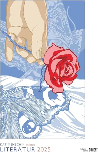 Kat Menschik illustriert Literatur - Kalender 2025 - DUMONT-Verlag - Wandkalender - 50 cm x 70 cm von Dumont Kalenderverlag