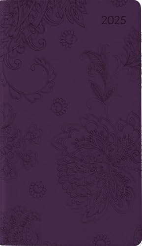 Ladytimer Slim Deluxe Purple - Taschenkalender - Kalender 2025 - Alpha Edition-Verlag - Eine Woche auf 1 Seite - Mit Soft-Touch-Cover - 9 cm x 15,6 cm von Dumont Kalenderverlag