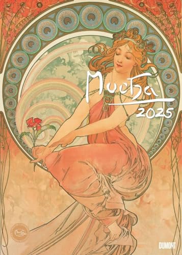 Mucha - Kalender 2025 - DUMONT-Verlag - Kunstkalender - Wandkalender - 50 cm x 70 cm von Dumont Kalenderverlag